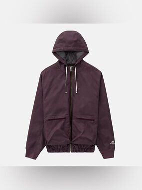 New Balance Made in USA Utility Jacket - Plum Brown - Size Medium - (MJ43540)